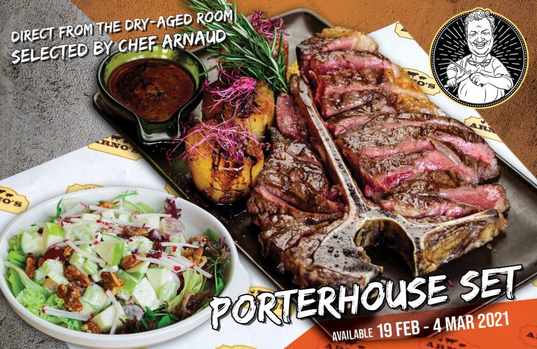 [Promotion] Direct form the Dry-Aged Room Selected by Chef Arnaud PORTERHOUSE SET