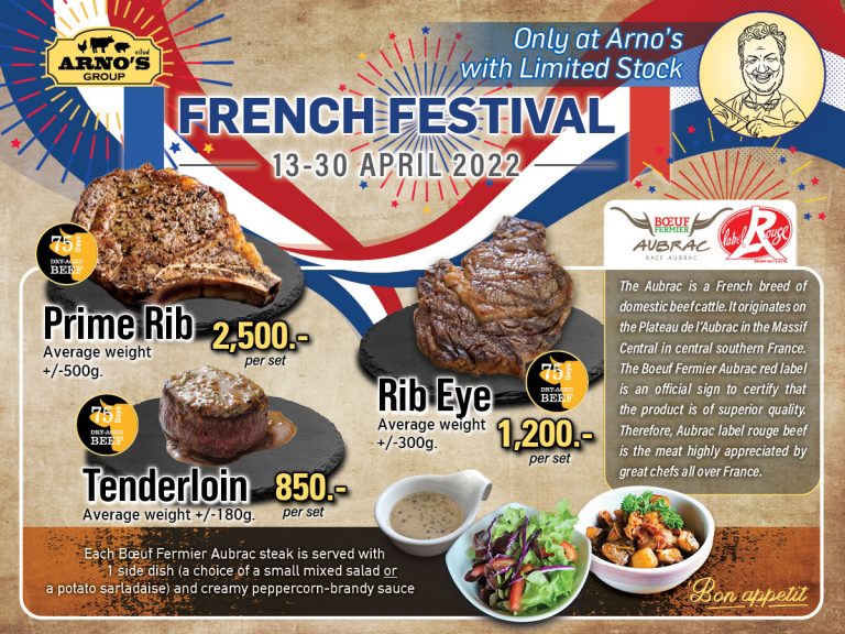 [Promotion] French Festival 13 – 30 APR 2022