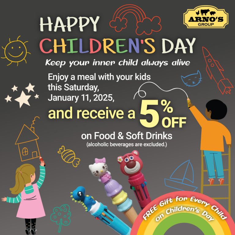 Promotion: Children’s Day at Arno’s