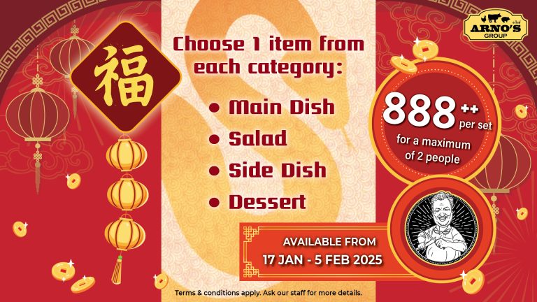 Promotion: Chinese New Year 2025 at Arno’s