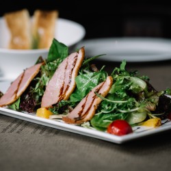 Smoked and Pastrami Duck Duo Salad Smoked and Pastrami Duck Duo Salad