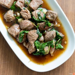 กะเพราเนื้อสันใน Beef Tenderloin Pad KaPrao กะเพราเนื้อสันใน Beef Tenderloin Pad KaPrao