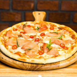 Pizza-Salmon Pizza-Salmon