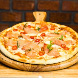 Pizza-Salmon Pizza-Salmon